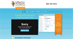 Desktop Screenshot of collegecostnavigator.com